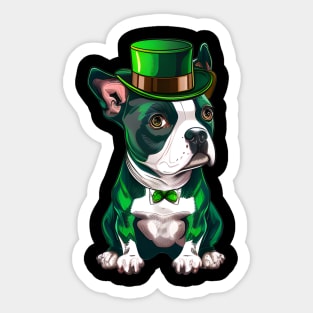 Just A Frenchie Cute Dog For St. Patrick's Day Sticker